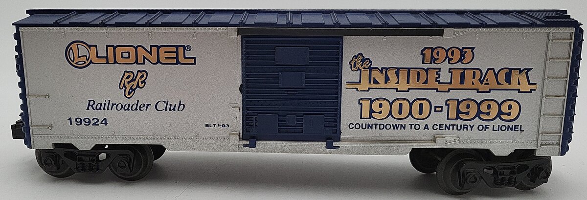 Lionel 6-19924 O Gauge 1993 Lionel Railroader Club 1900-1999 Boxcar #19924 EX