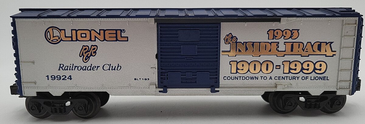 Lionel 6-19924 O Gauge 1993 Lionel Railroader Club 1900-1999 Boxcar #19924 EX