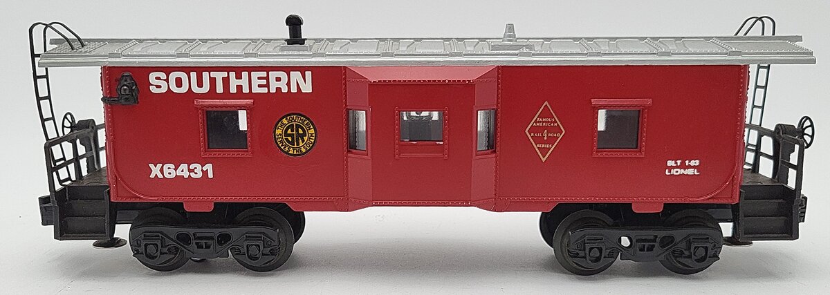 Lionel 6-6431 O Southern "Famous American Railroad" Bay Window Caboose #X6431 EX