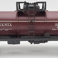Lionel 6-6307 O Gauge Pennsylvania Single Dome Tank Car EX
