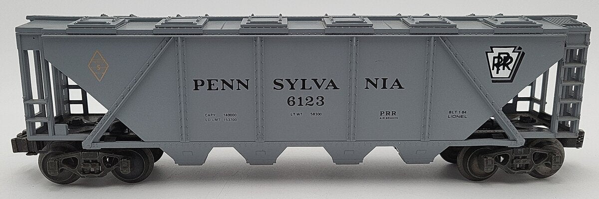 Lionel 6-6123 O Gauge Pennsylvania 4-Bay Covered Hopper #6123 EX