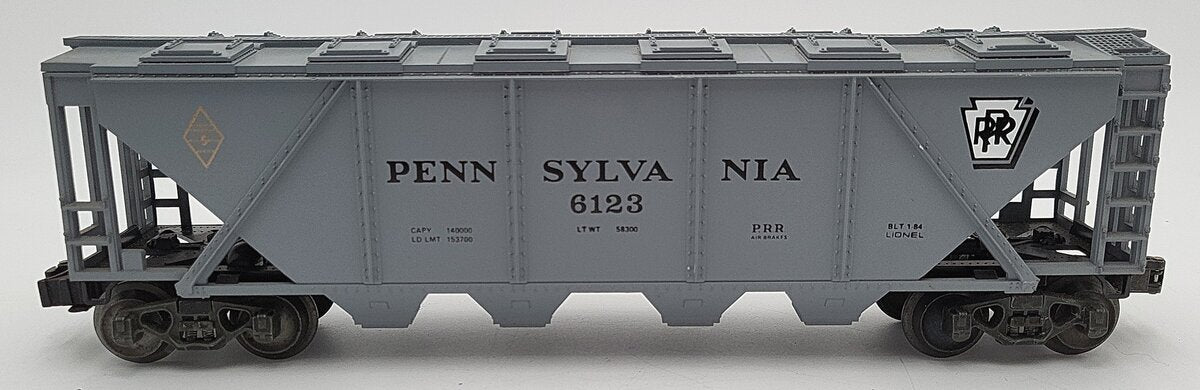 Lionel 6-6123 O Gauge Pennsylvania 4-Bay Covered Hopper #6123 EX