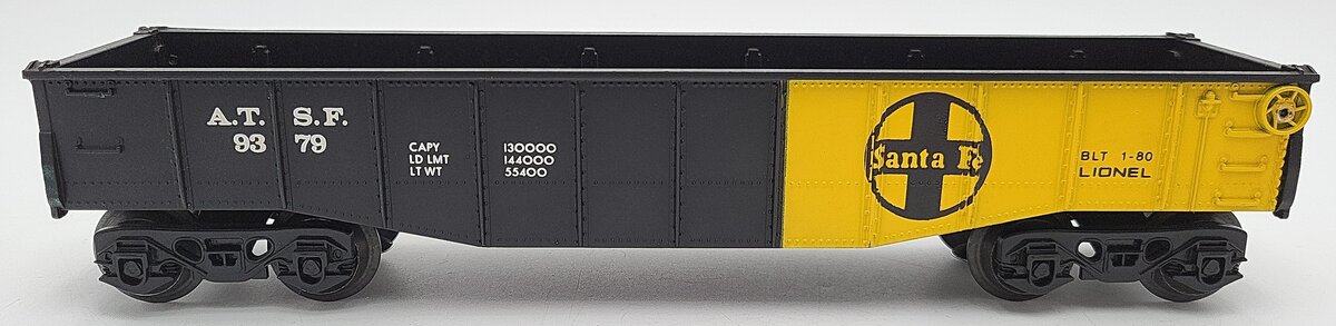 Lionel 6-9379 O Gauge AT&SF Gondola EX