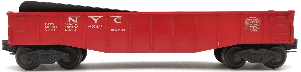 Lionel 6-19429 NYC Culvert Gondola  #6342 VG