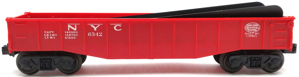 Lionel 6-19429 NYC Culvert Gondola  #6342 VG
