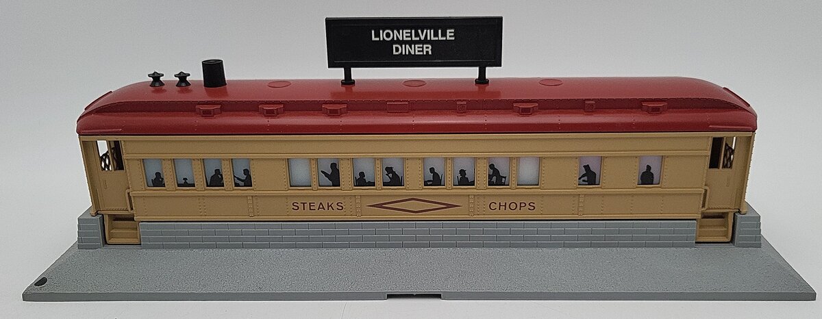 Lionel 6-12722 O Gauge Illuminated Roadside Diner w/Smoke Stack EX/Box