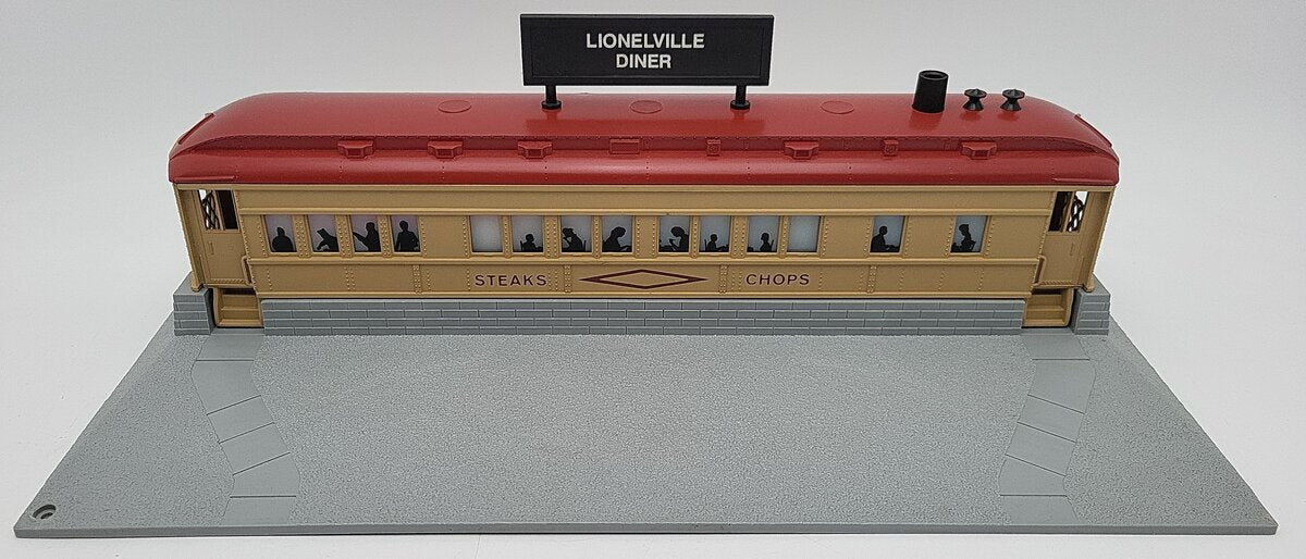 Lionel 6-12722 O Gauge Illuminated Roadside Diner w/Smoke Stack EX/Box
