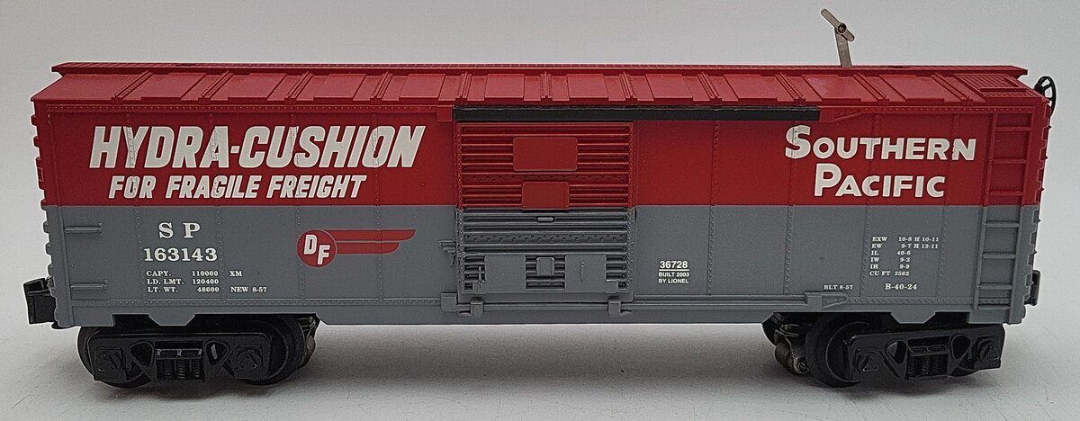 Lionel 6-36728 O Gauge Southern Pacific Walking Brakeman Car #163143 EX/Box