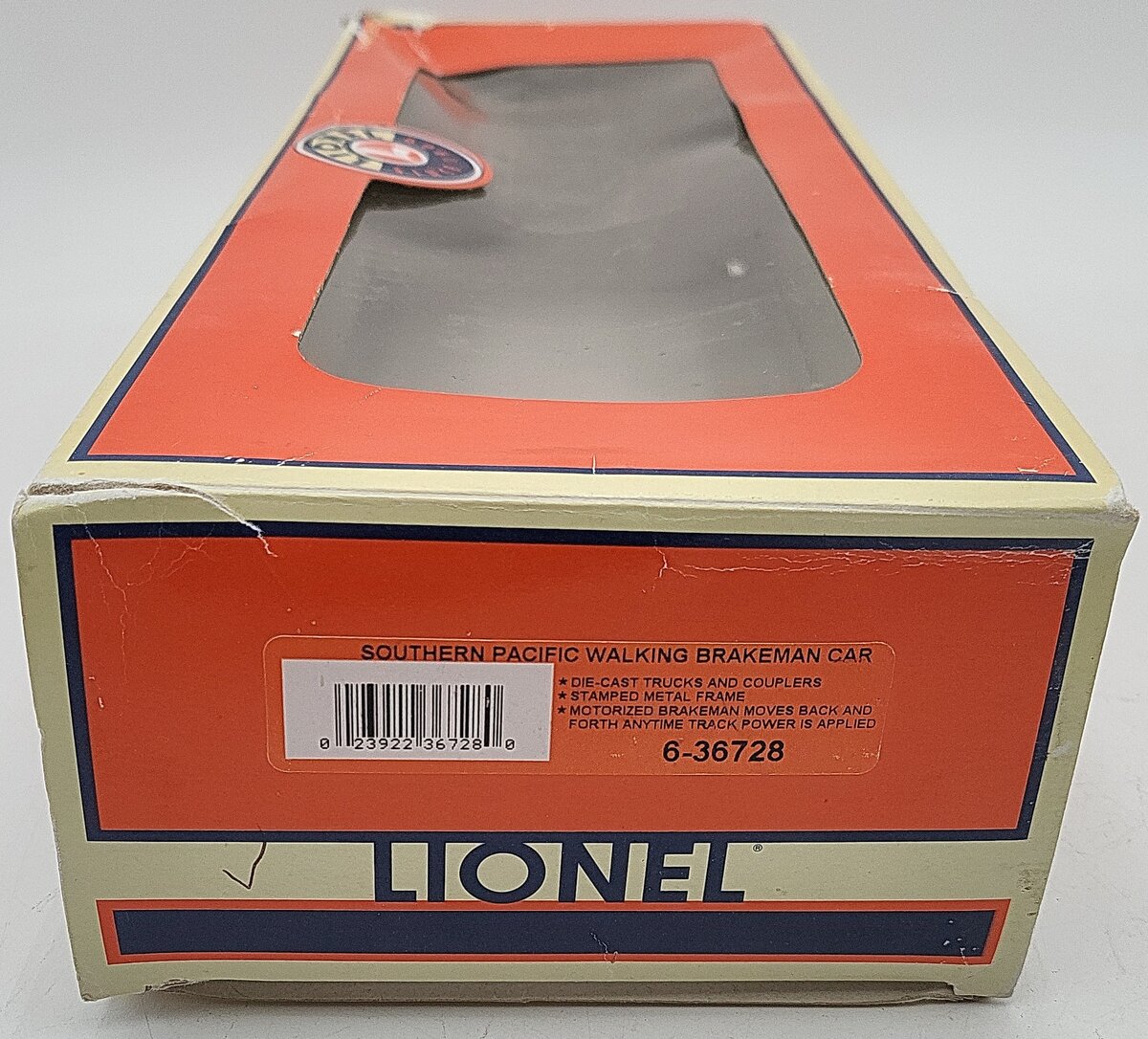 Lionel 6-36728 O Gauge Southern Pacific Walking Brakeman Car #163143 EX/Box