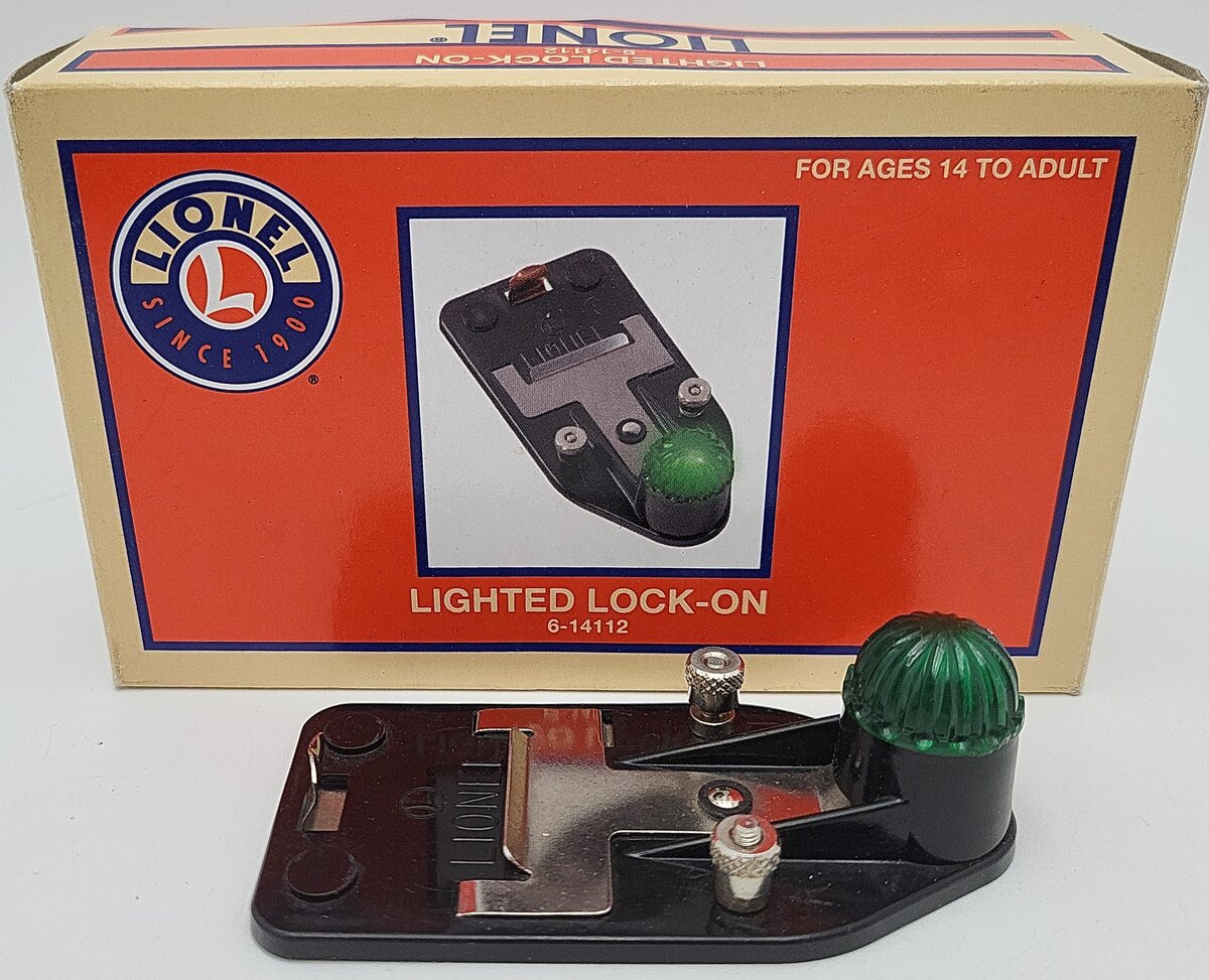 Lionel 6-14112 O Scale Lighted Lock-on LN/Box