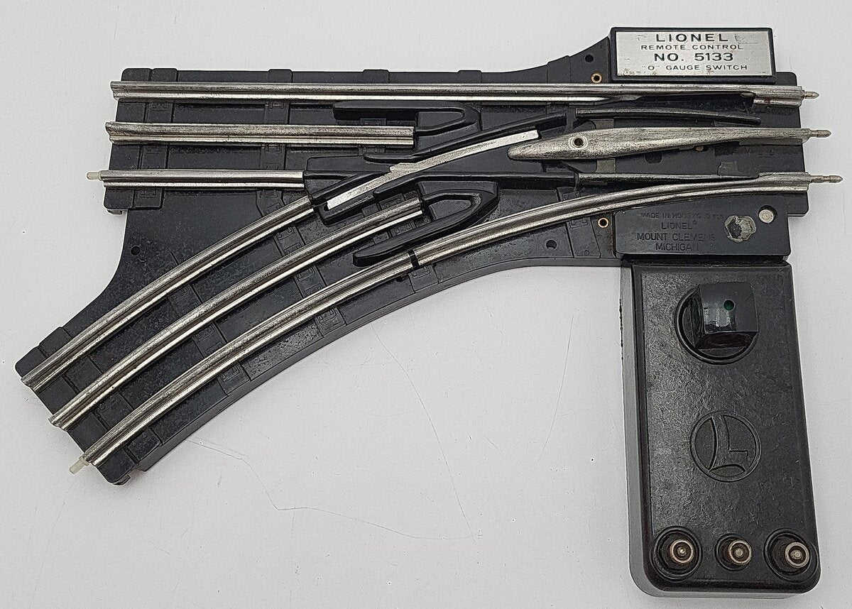Lionel 6-14062 O Gauge Remote-Control 022 Left Hand Switch Turnout VG/Box