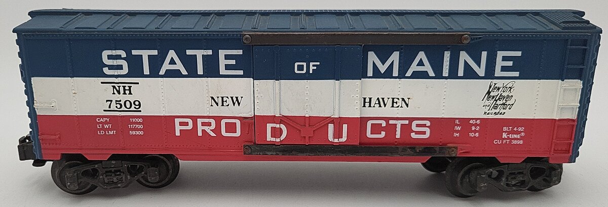 K-Line K7509 O State of Maine Boxcar VG