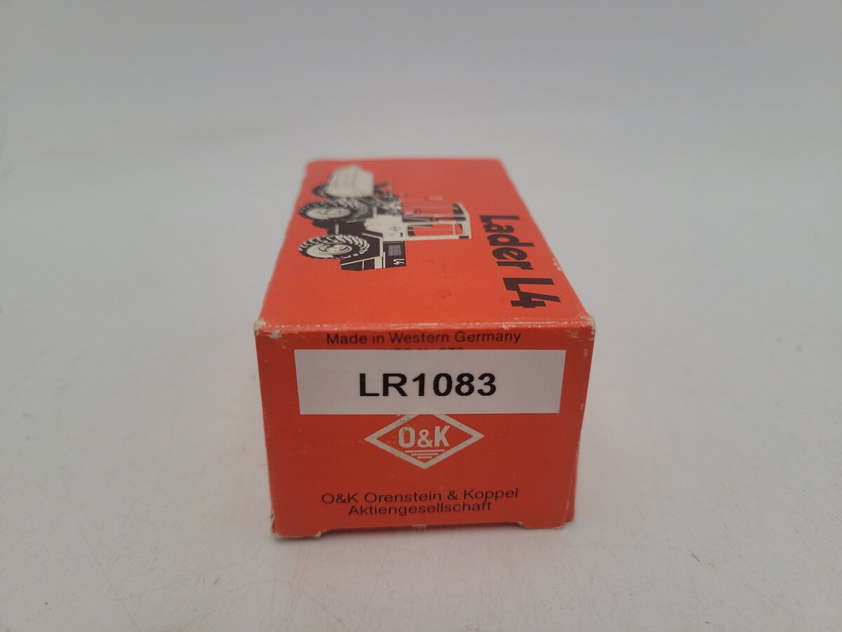 NZG 278 1:50 Scale Red /Gray O&K L4 Wheel Loader Die Cast Model EX/Box