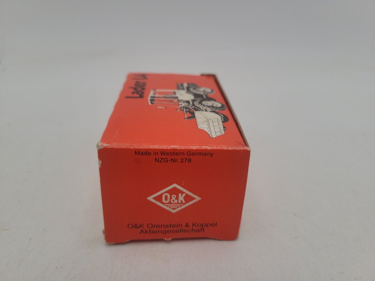 NZG 278 1:50 Scale Red /Gray O&K L4 Wheel Loader Die Cast Model EX/Box