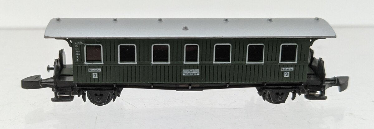 Marklin 8700 Z Scale K.W.St.E Mini Club Passenger Car EX