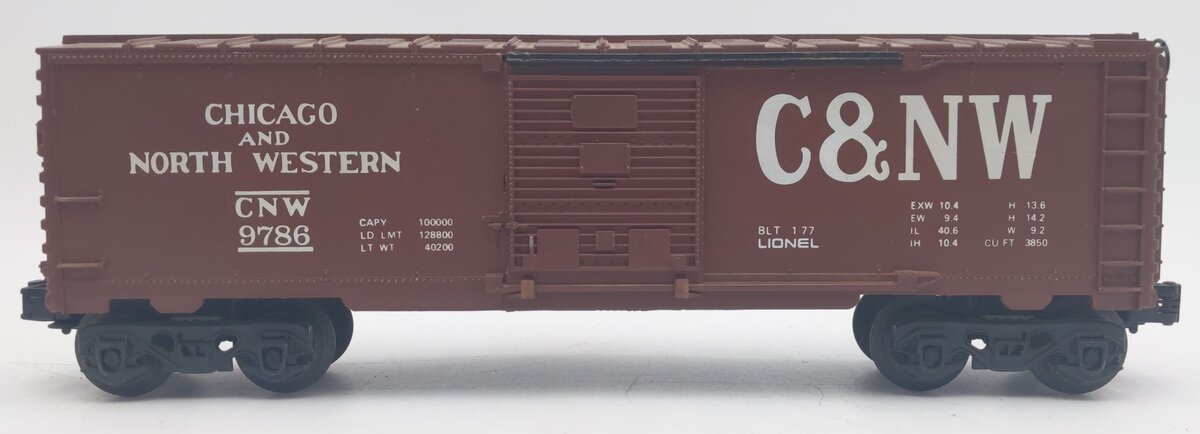 Lionel 6-9786 O Gauge Chicago & North Western Boxcar #9786 VG/Box