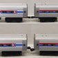 Williams O Gauge Assorted Amtrak Passenger Cars 2880, 2881, 2882, 2883 [4]/Box