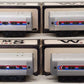 Williams O Gauge Assorted Amtrak Passenger Cars 2880, 2881, 2882, 2883 [4]/Box
