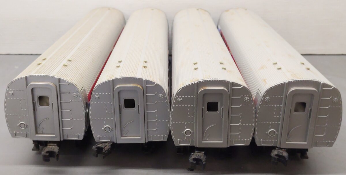 Williams O Gauge Assorted Amtrak Passenger Cars 2880, 2881, 2882, 2883 [4]/Box