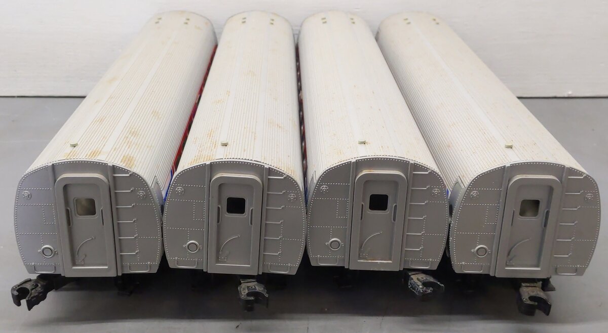 Williams O Gauge Assorted Amtrak Passenger Cars 2880, 2881, 2882, 2883 [4]/Box
