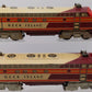 Unique Art MFG O Vintage Rock Island Diesel Double Electric Engine Set #2000 VG