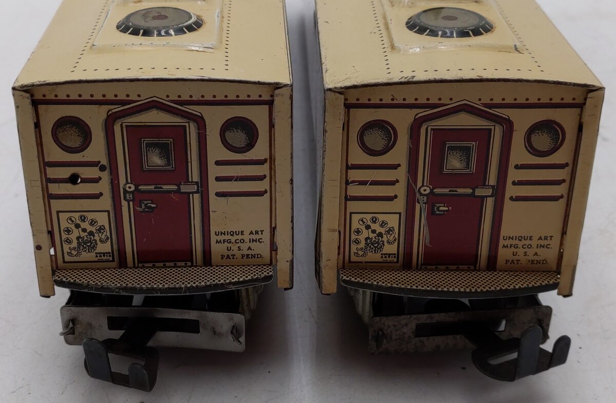 Unique Art MFG O Vintage Rock Island Diesel Double Electric Engine Set #2000 VG