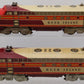 Unique Art MFG O Vintage Rock Island Diesel Double Electric Engine Set #2000 VG