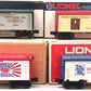 Lionel O Gauge Assorted Freight Cars: 7703, 9859, 19512, 19513 [4] LN/Box