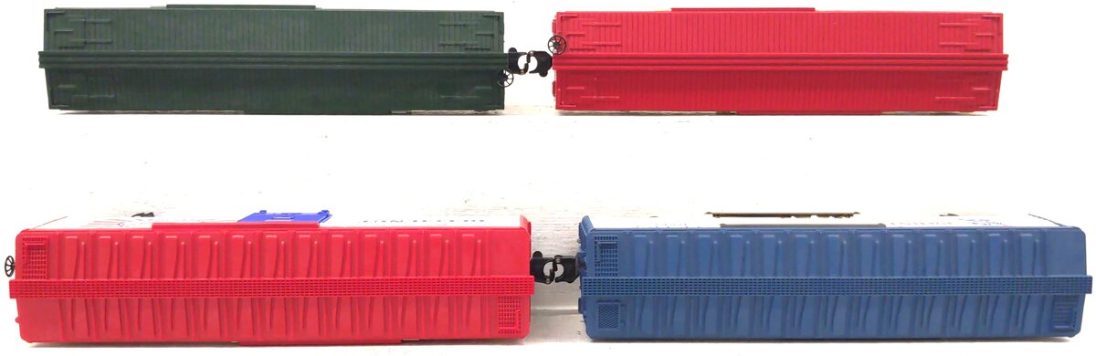 Lionel O Gauge Assorted Freight Cars: 7703, 9859, 19512, 19513 [4] LN/Box