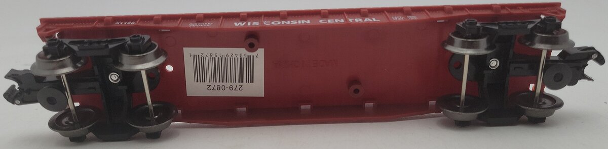 Menards 279-0872 O Gauge Wisconsin Central Flat Car #51126 EX