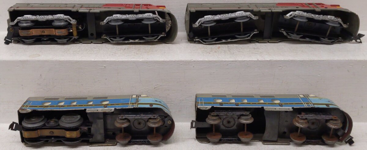 Marx Vintage O Gauge Santa Fe and Baltimore & Ohio Diesel Locomotives [4]