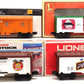 Lionel O Gauge Assorted Freight Cars: 9852, 9851, 19654, 26208 [4] VG/Box