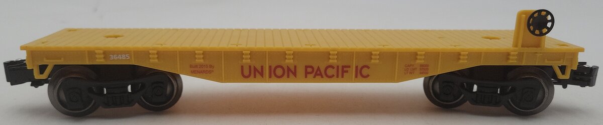 Menards 279-0872 O Gauge Union Pacific Flat Car #36485 EX