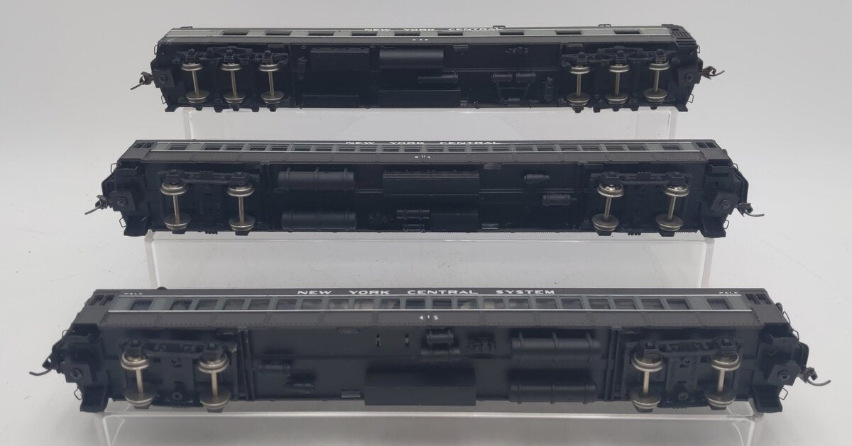 Bachmann HO Scale Assorted New York Central Passenger Cars [3] VG