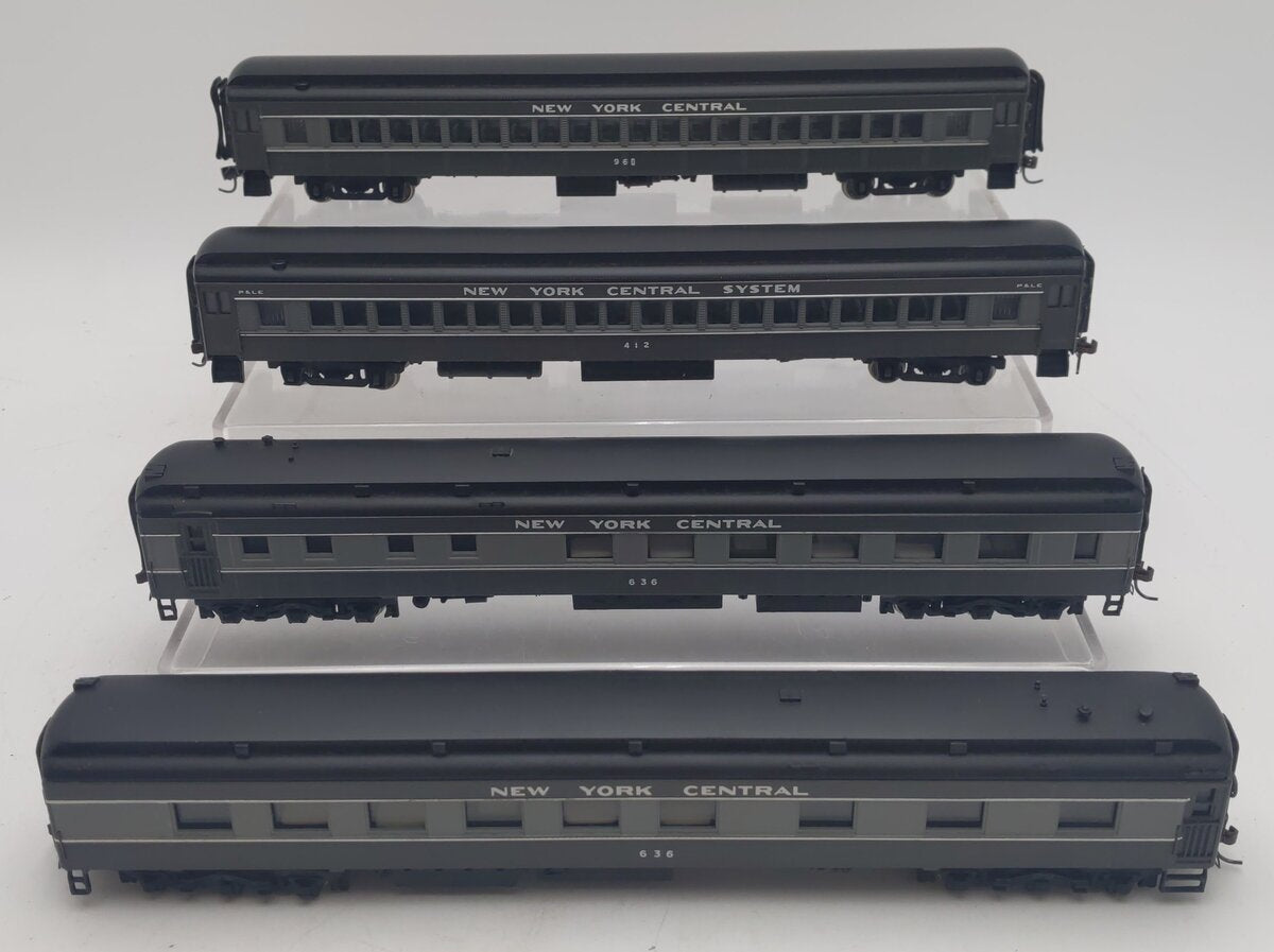 Bachmann HO Scale Assorted New York Central Passenger Cars [4] EX
