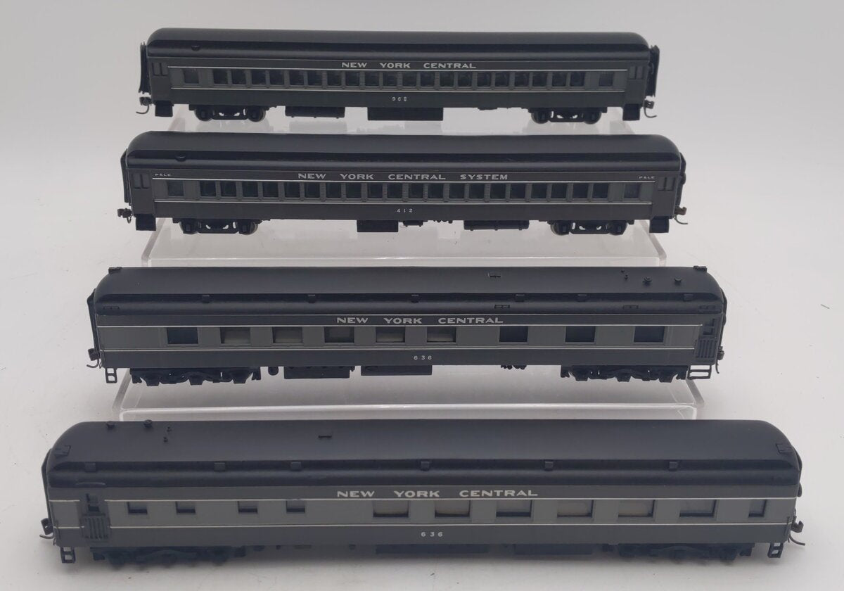 Bachmann HO Scale Assorted New York Central Passenger Cars [4] EX