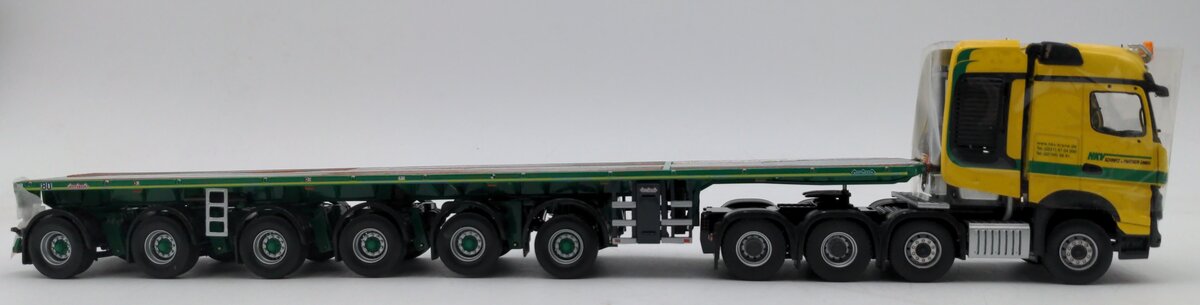 IMC 32-0030 1:50 Mercedes Arocs Big Space 8x4 w/ Nootenboom Ballast Trailer NIB
