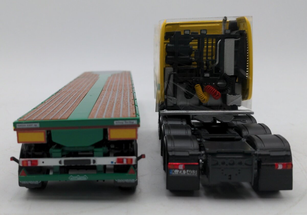 IMC 32-0030 1:50 Mercedes Arocs Big Space 8x4 w/ Nootenboom Ballast Trailer NIB