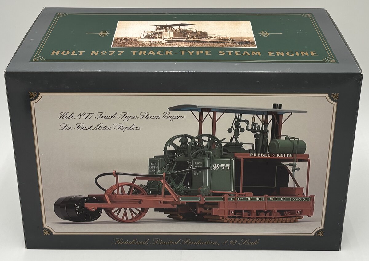 SpecCast CUST832 1:32 Die Cast Holt No.77 Track Type Steam Engine EX/Box
