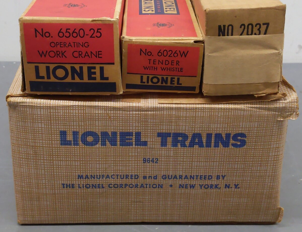 Lionel 9642 Vintage O Gauge Steam Locomotive Starter Set/Box