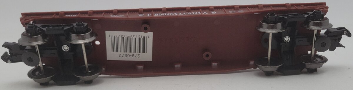 Menards 279-0872 O Gauge Pennsylvania Flat Car #48274 EX