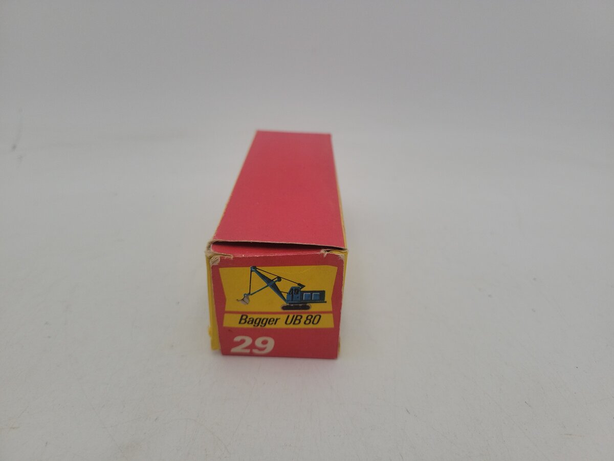 Acme 29 HO Scale By Espewemodelle Bagger UB80 Mechanical Digger With Moving Arm EX/Box
