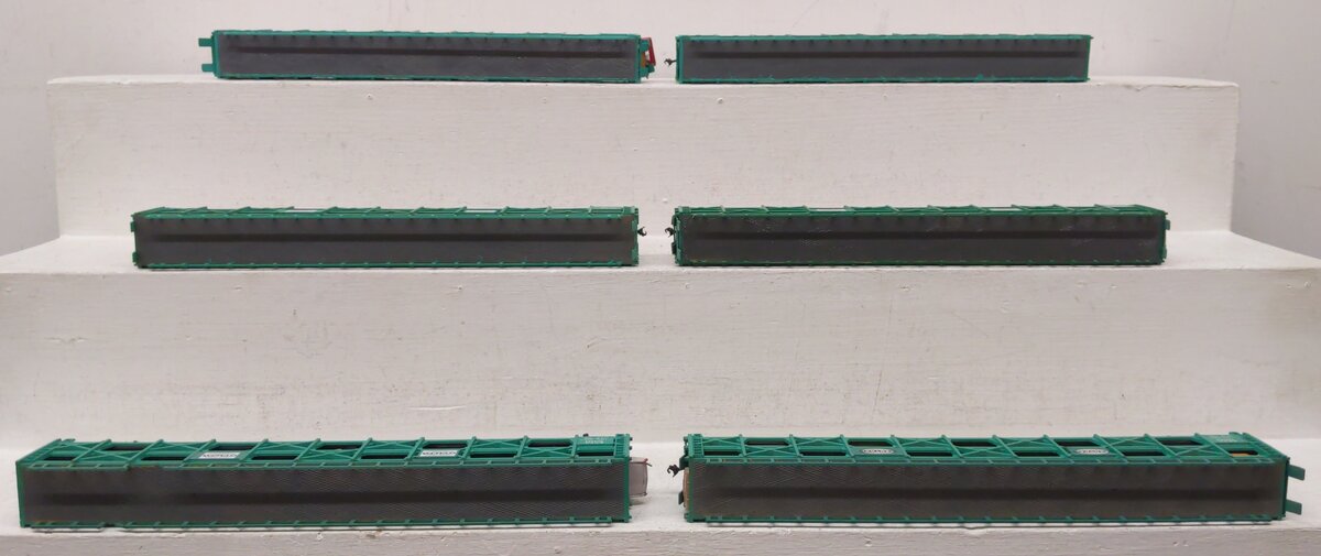 Bachmann HO Scale NYC/ETTX Tri-Level Auto Carriers #905354 [6] VG
