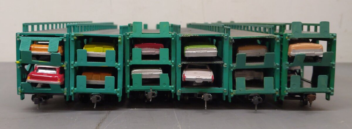 Bachmann HO Scale NYC/ETTX Tri-Level Auto Carriers #905354 [6] VG