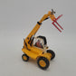 W. Britain 9918 1:32 Scale Yellow Loadall JCB Digger with Driver and Accessories EX/Box
