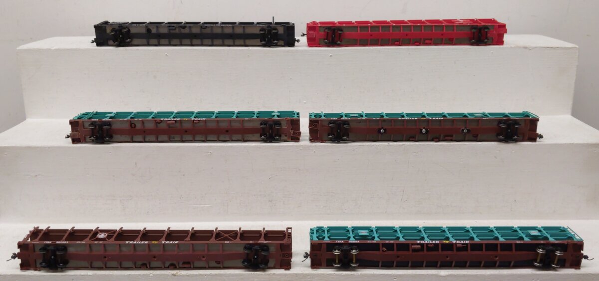 Accurail HO Scale Assorted Auto Carriers [6] VG