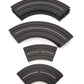 Aurora HO Model Motoring Assorted Curved Track [18] VG