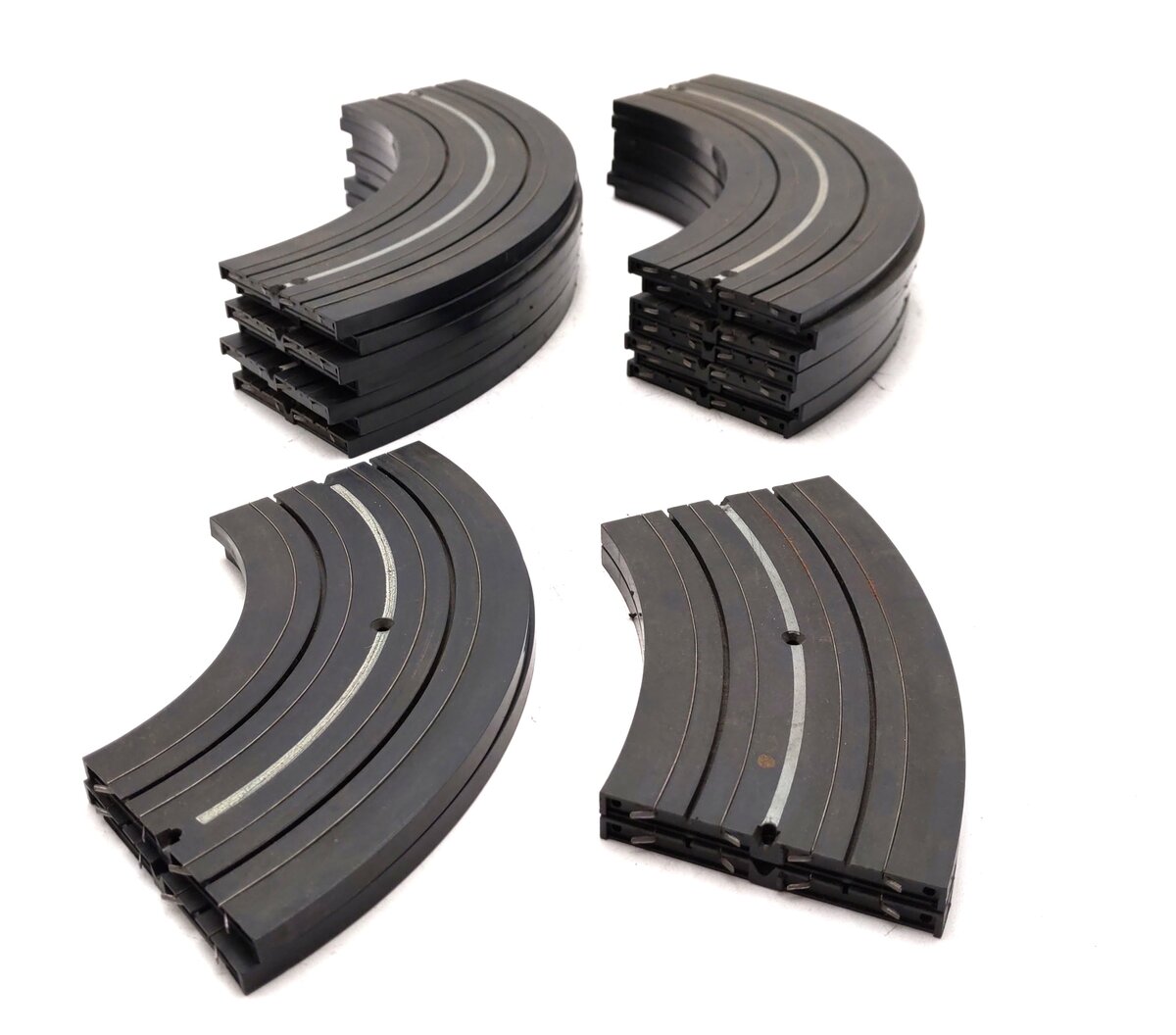 Aurora HO Model Motoring Assorted Curved Track [18] VG