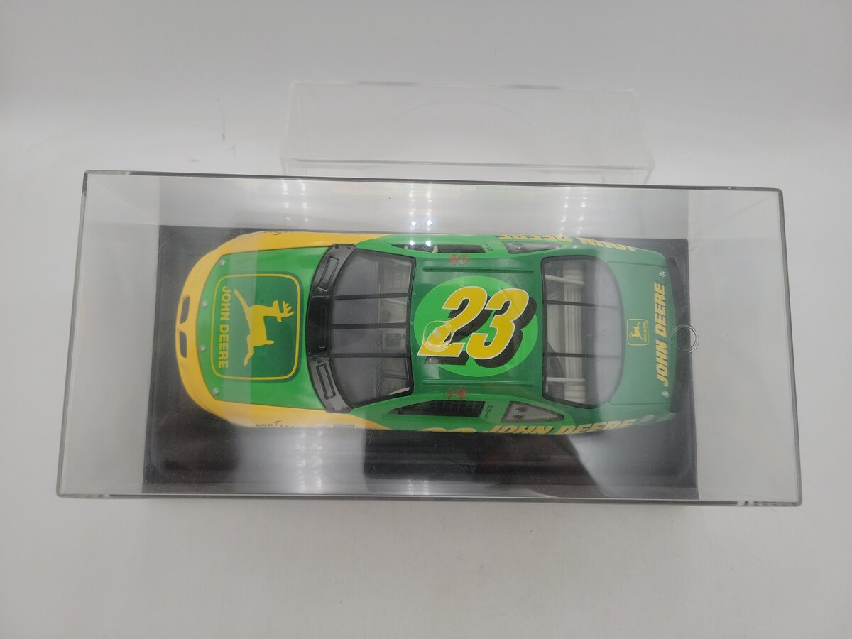 Ertl 5816BA 1:18 Scale Chad Little 1996 #23 Pontiac Grand Prix W/Display Case EX/Box