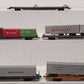 HO Scale Trailer Flatcars with Trailers & Containers [5] VG